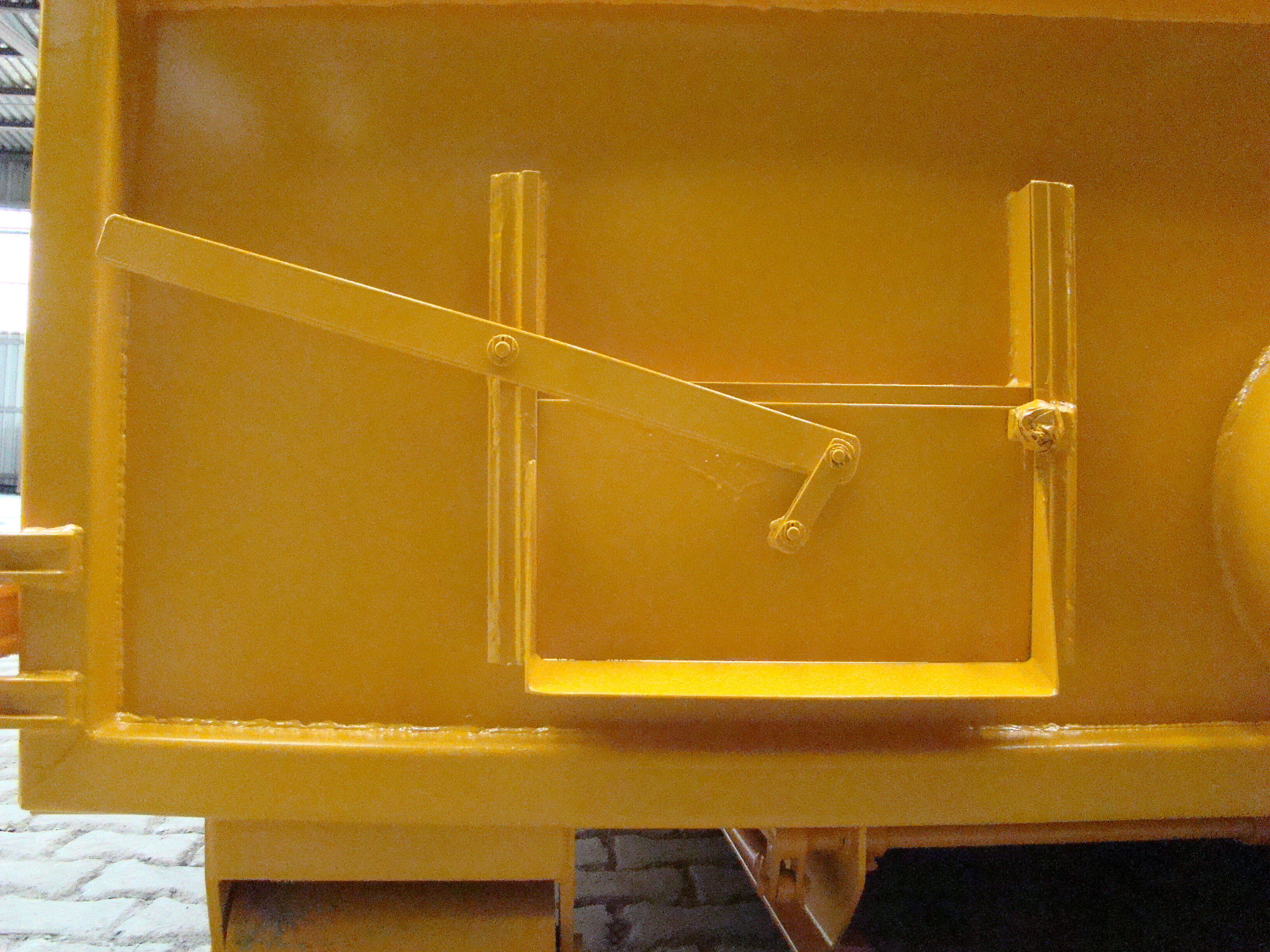 Kornschieber Abrollcontainer