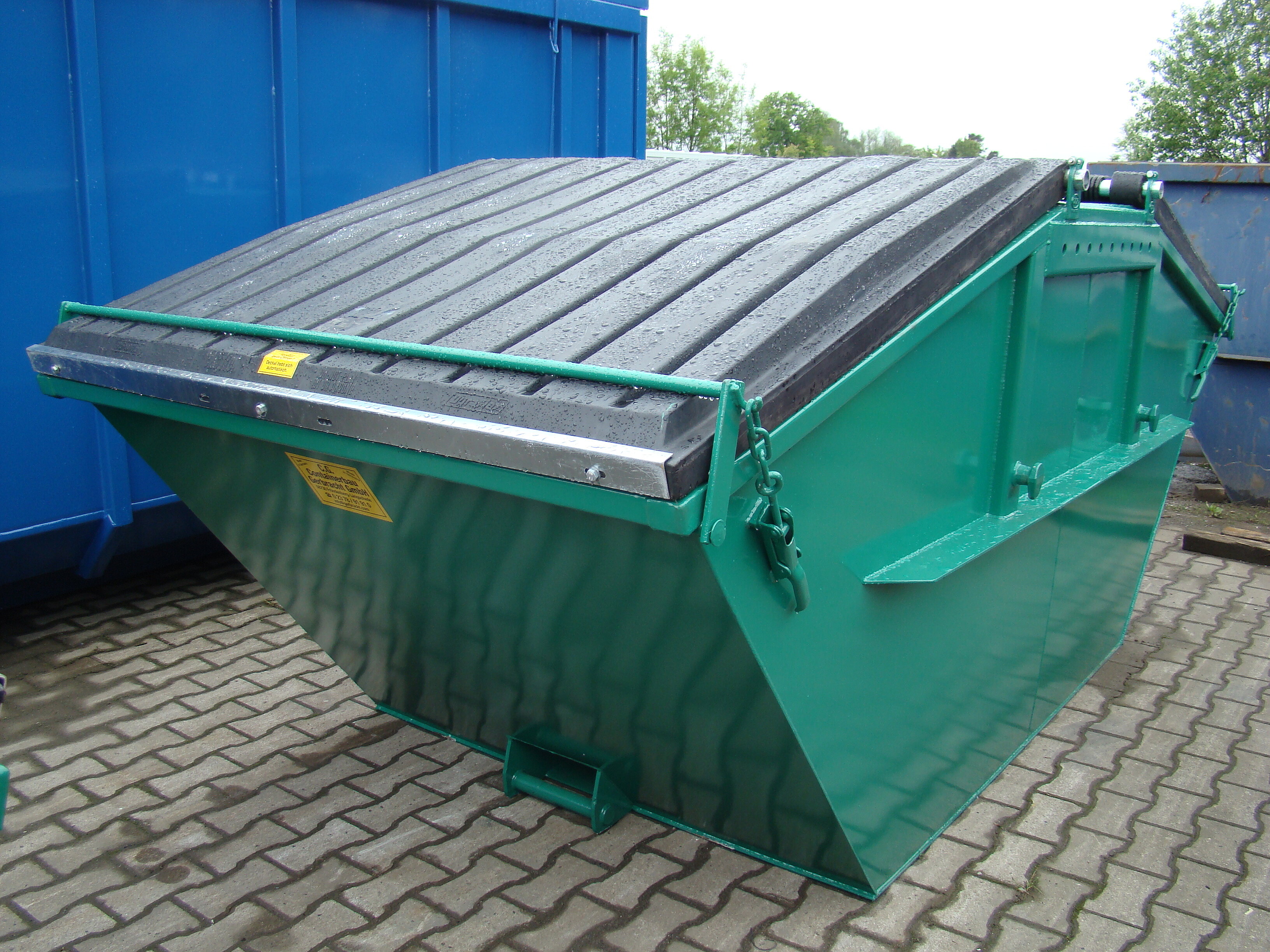 Kunststoffmuldendeckel komplett